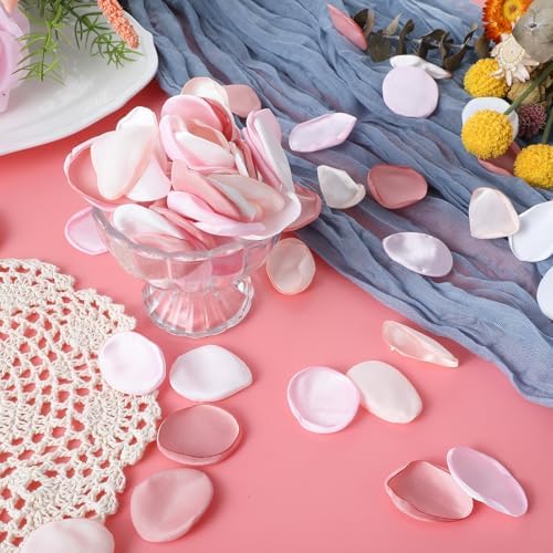 200 Pcs Artificial Silk Rose Petals for Wedding Decor