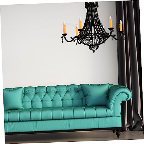 Homoyoyo 20pcs Plastic Chandelier Sleeves for Lamps and Candle Holders