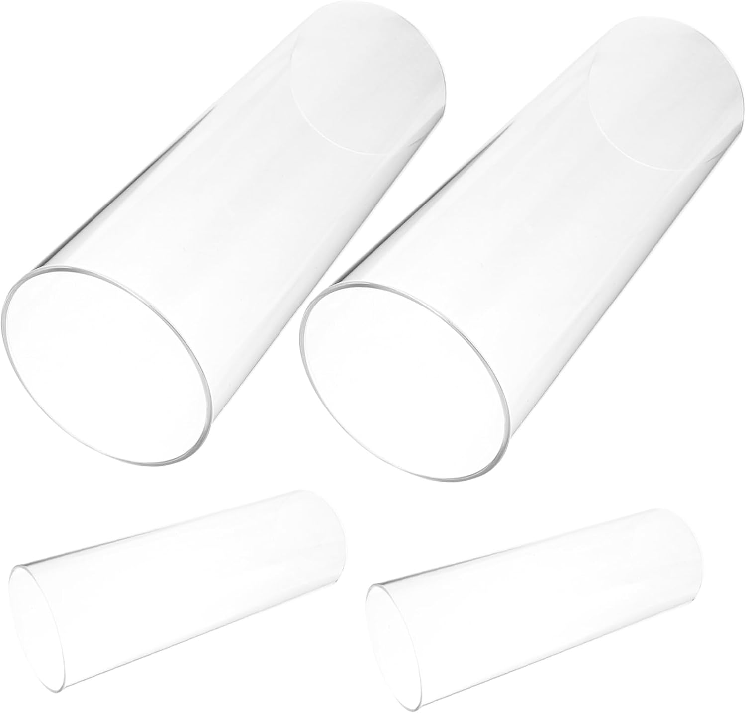 Zerodeko Windproof Candle Covers Glass Shades