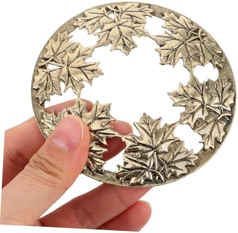 Scented Candle Topper with Maple Leaf Design