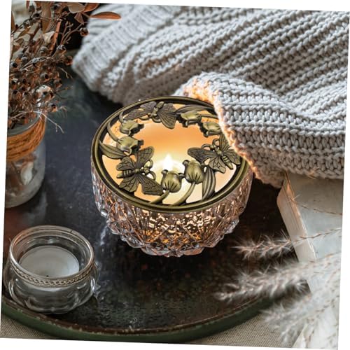 Ipetboom Candle Covers Sleeve Jar Candle Toppers Aromatherapy Shield