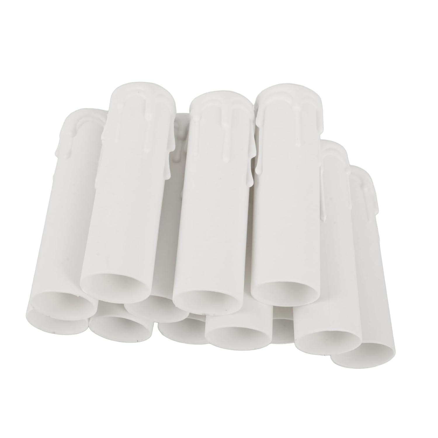 12pcs Chandelier Socket Covers with Wax Drop Effect