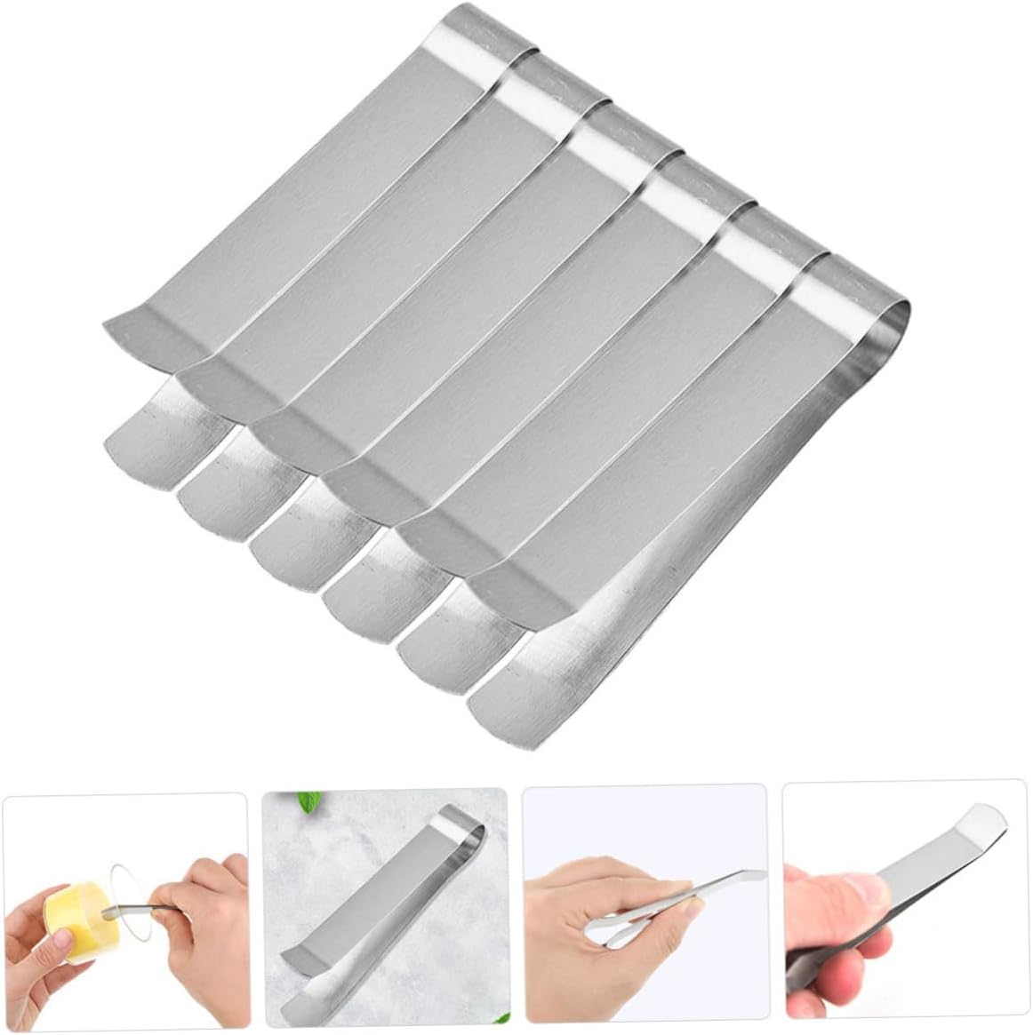 6pcs Candle Wick Trimmer Stainless Steel Portable Aromatherapy Tool