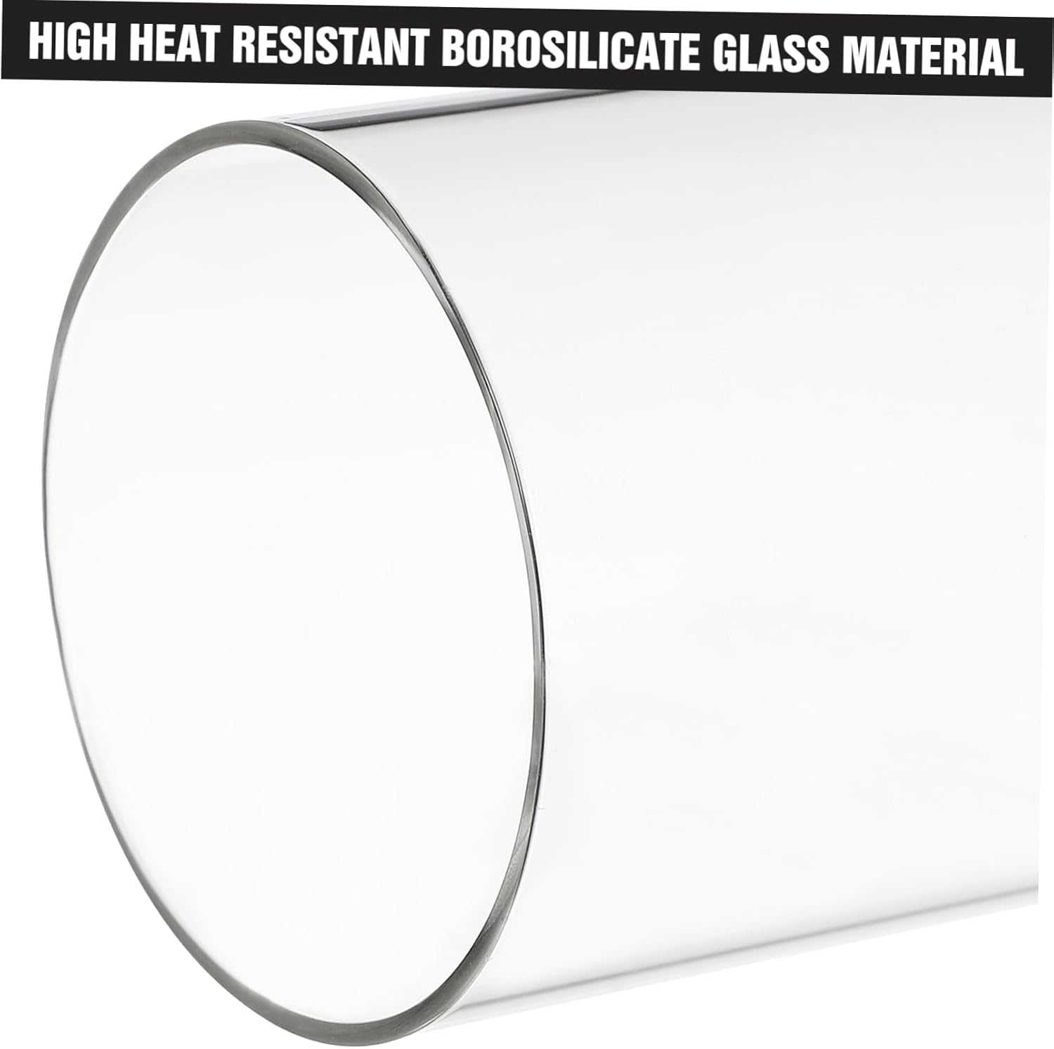Large Windproof Glass Candle Shades 3 Pcs Holder