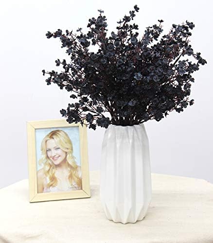 Jaky Global Artificial Flowers 12pcs Black Babys Breath Decor
