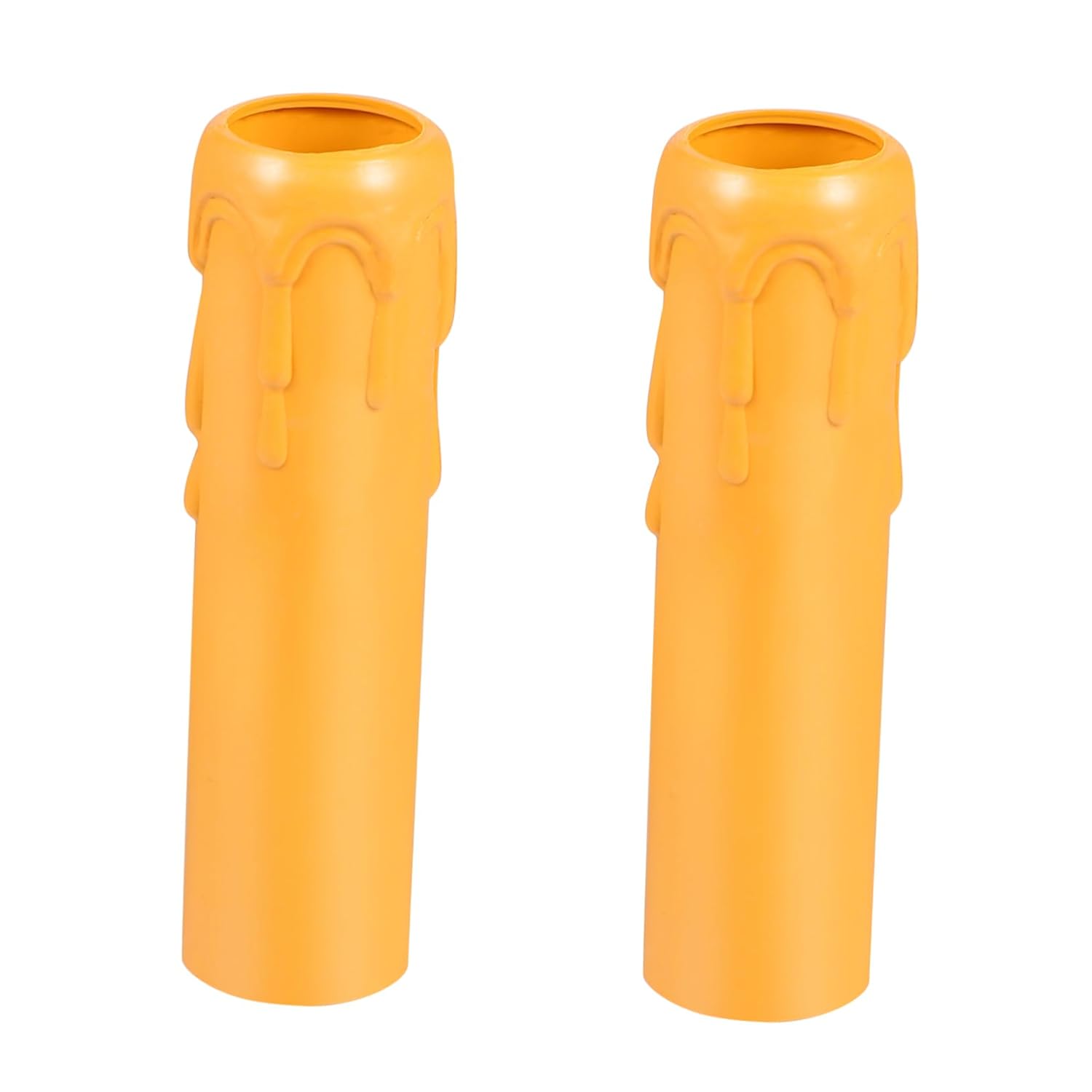 Mikikit 20Pcs Lightweight Tear Pattern Candle Sleeves for Chandeliers