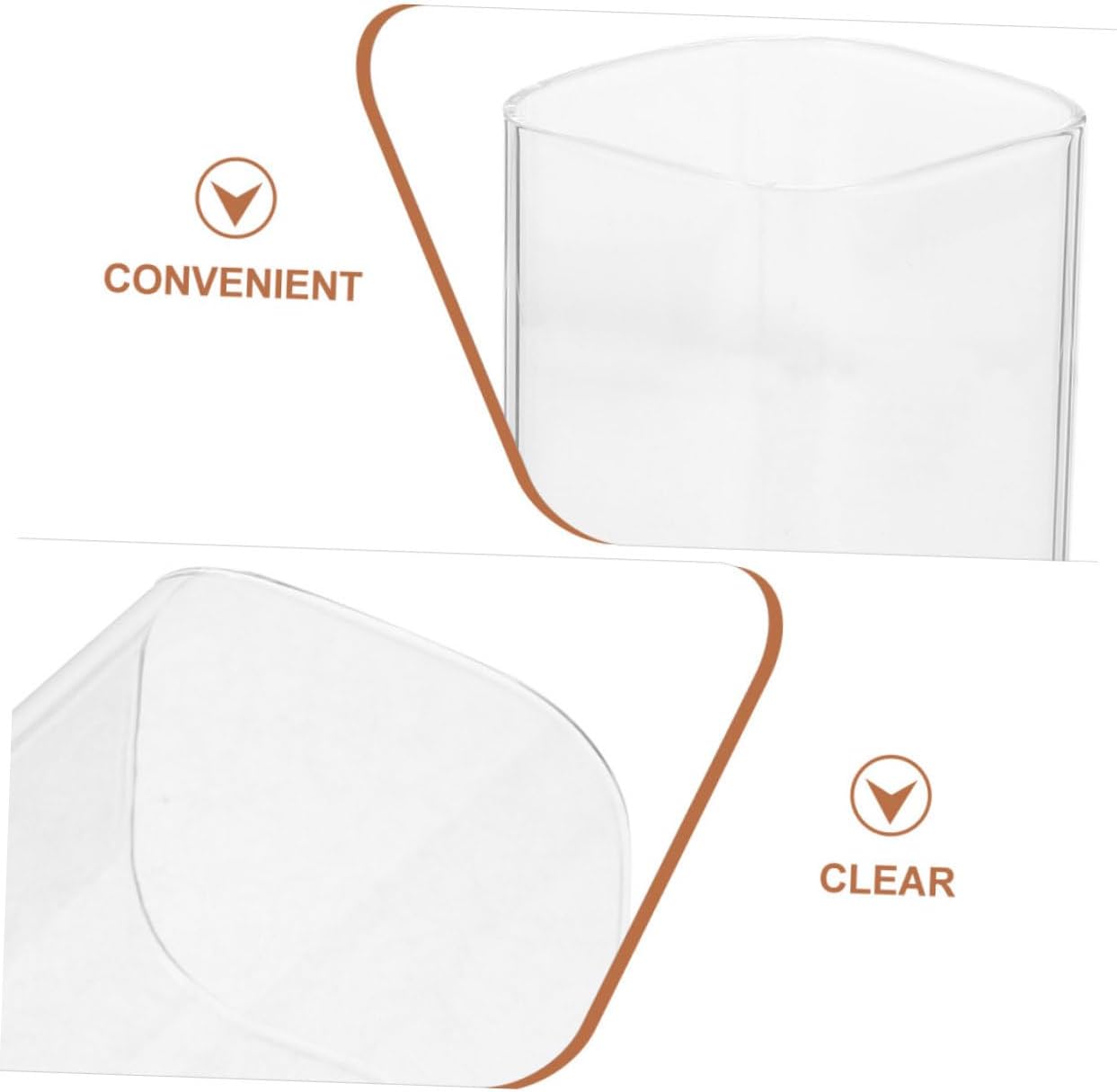 Clear Candle Holder Sleeve for Home Decor and Events