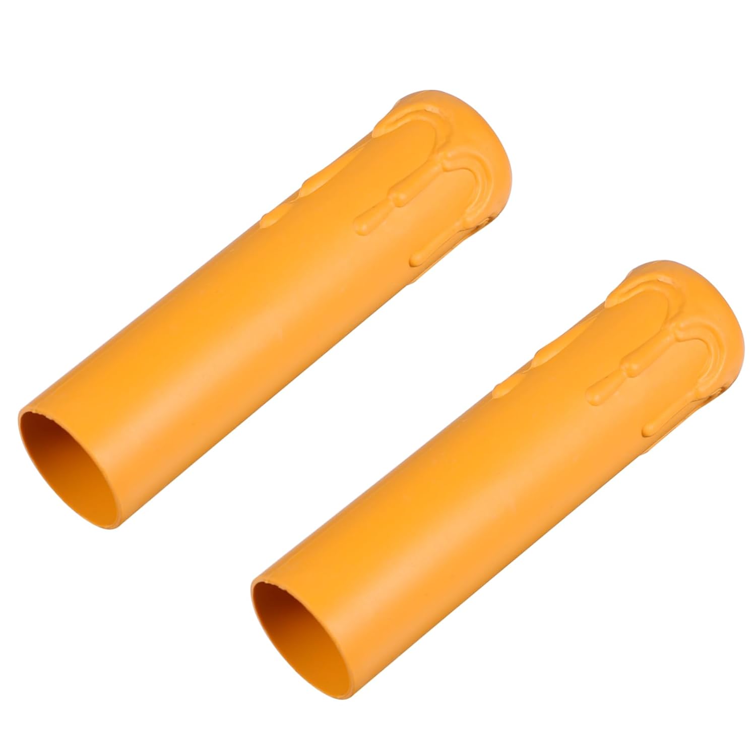NUOBESTY 20 Pcs Lightweight Plastic Candle Sleeves for Chandeliers and Events