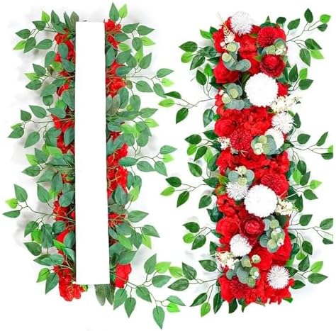 100cm Pink Artificial Peony Rose Flower Decor Wall Arch