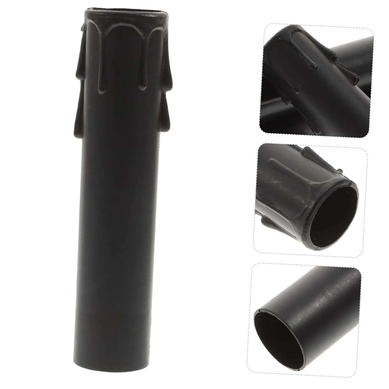 24pcs Tall Candle Socket Covers for Chandeliers Drip Candle Sleeves