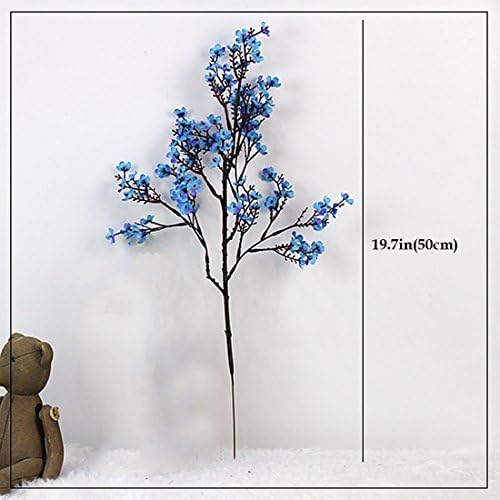 JAKY Global White Artificial Babys Breath Flowers 6 Bundle