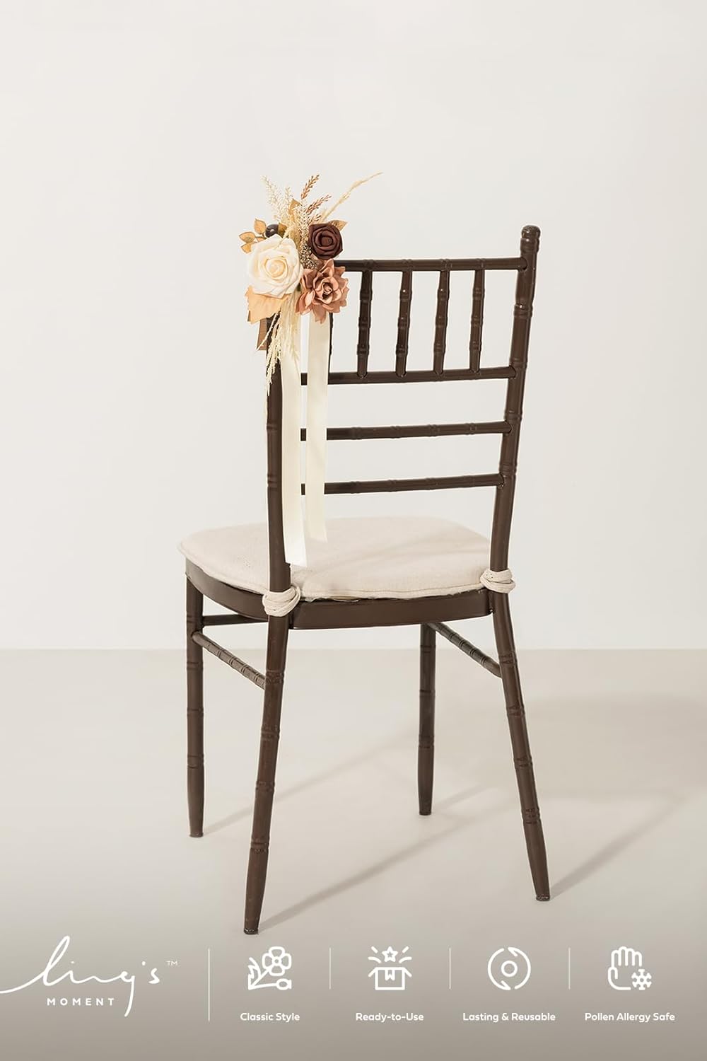 Lings Moment 8pcs Wedding Aisle Chair Decorations 1