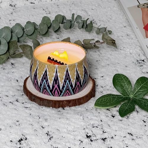 Phinicco 10-Pack 4 Oz Candle Tins with Lids