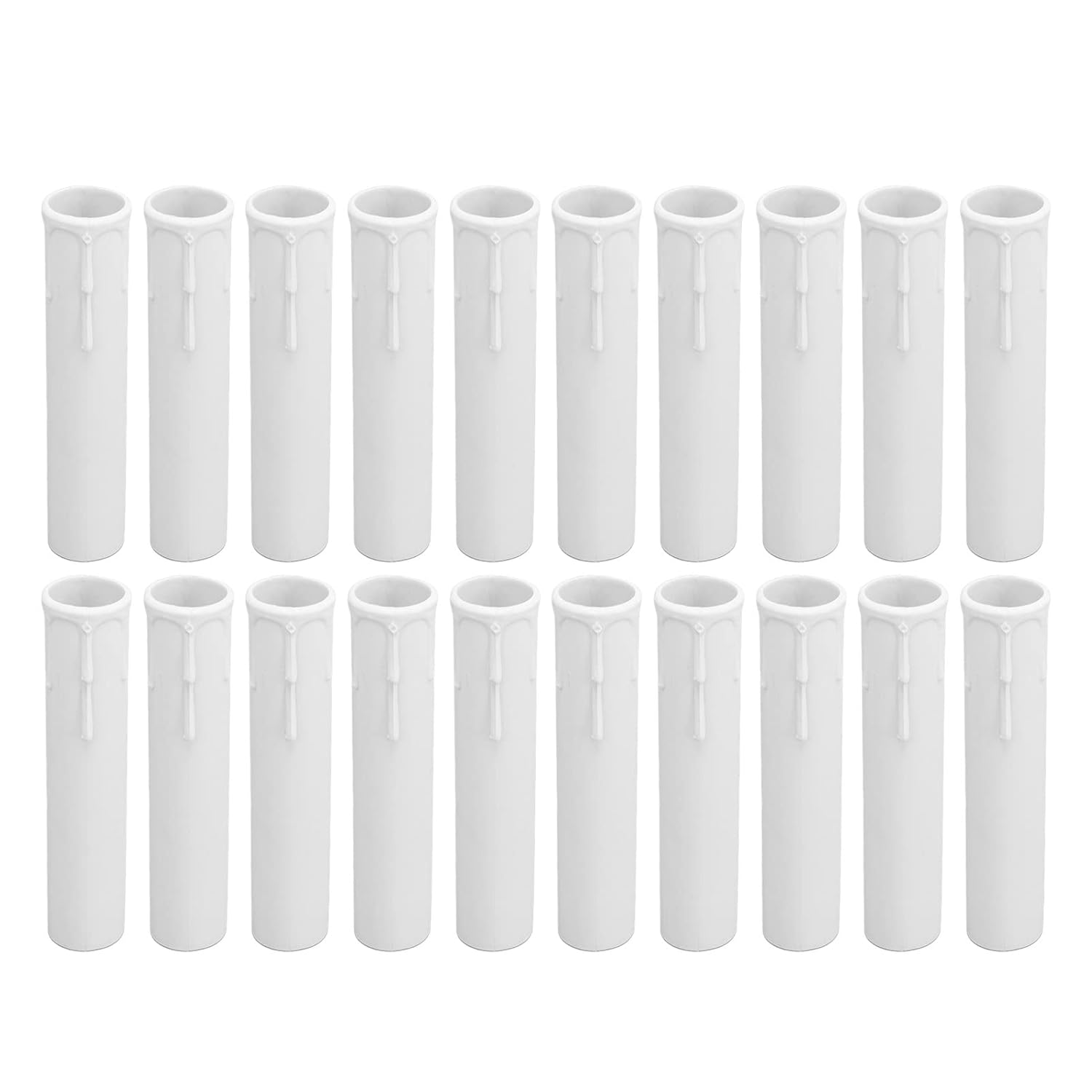 Candle Covers Sleeves 4 Inch E12 Flame Retardant for Chandeliers Home Restaurant
