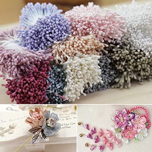 Lind Kitchen Artificial Pearlized Flower Stamen - 400PCS Matte Black