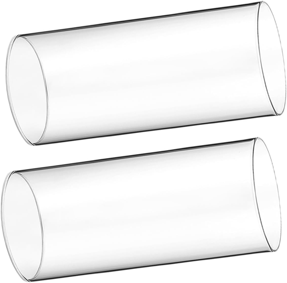 PRETYZOOM 4pcs Glass Candle Holder Sleeve Decorative Shades