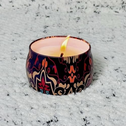 Phinicco 10-Pack 4 Oz Candle Tins with Lids