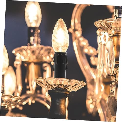 Happyyami 20pcs Chandelier Socket Covers for Candle Drip Protection