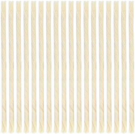 Ner Mitzvah Natural Smokeless Cotton Wicks 50 Count Replacement