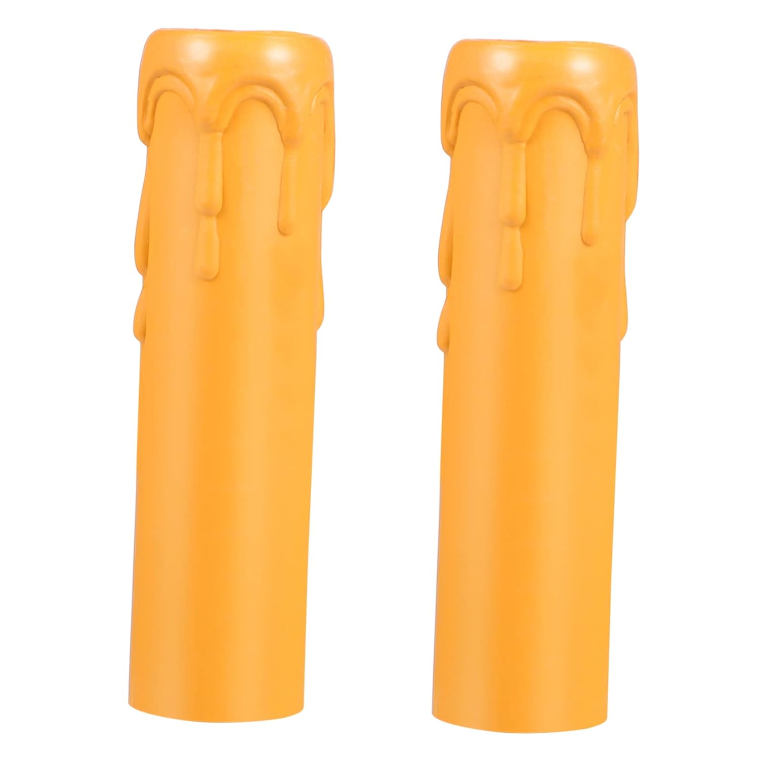 POPETPOP 20 Pcs Tear Pattern Plastic Candle Sleeves for Chandeliers