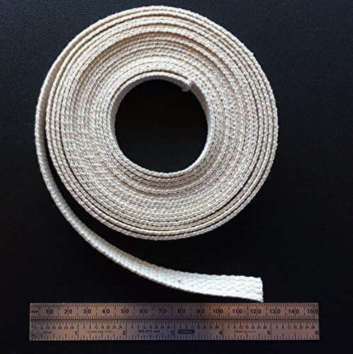12 Inch Flat Cotton Wick Six Feet Made in the USA