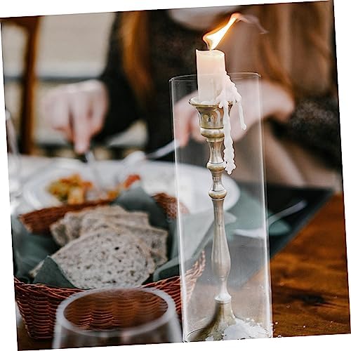 4pcs Hurricane Candle Holder Sleeve Glass Covers Simple Design for Bulk Purchase