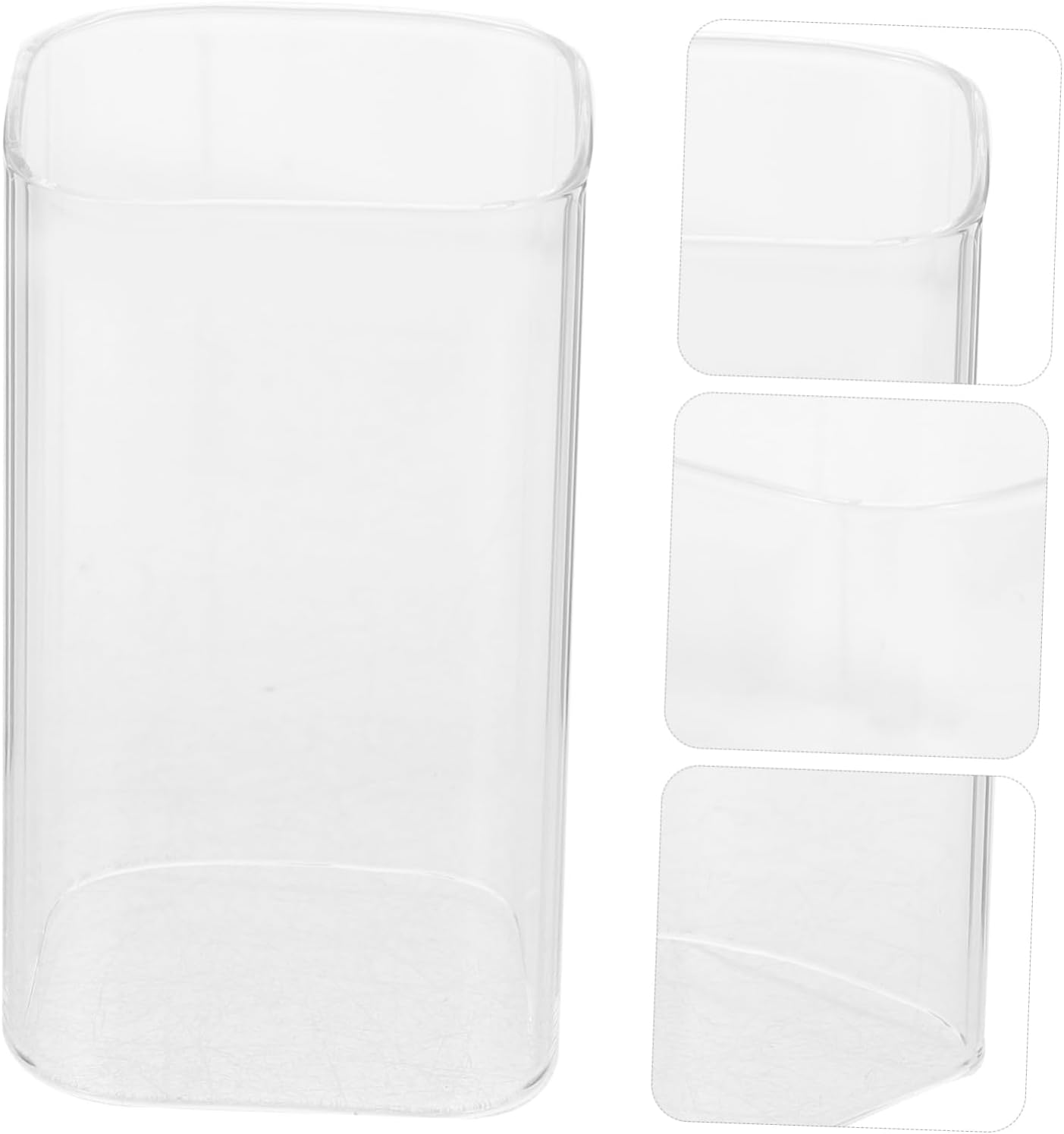 Cylindrical Glass Candle Shade Windproof Cover for Home Decor