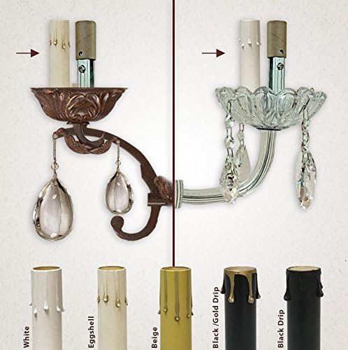 Royal Designs 4-Inch Candle Drip Sleeves Set of 10