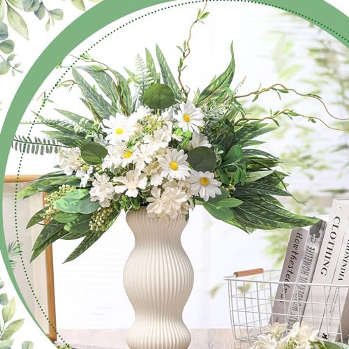 Cindeer 125 Pcs Artificial Greenery Stems Box Set