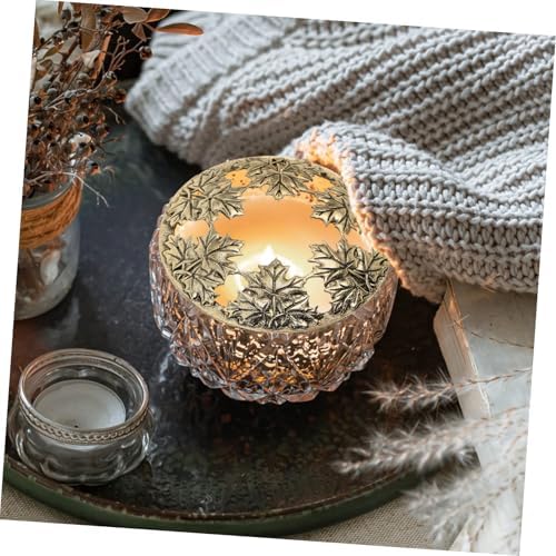Candle Toppers with Hollow Design for Jar Candles