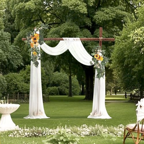 VEVOR Artificial Wedding Arch Flowers Kit Pack of 3