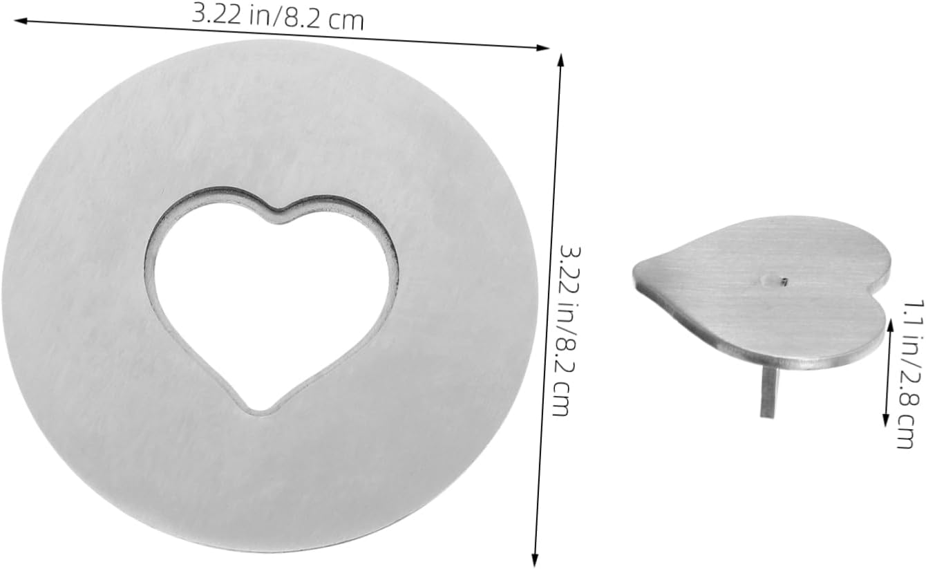 Stainless Steel Candle Jar Lid Shade Sleeve for Indoor Candles