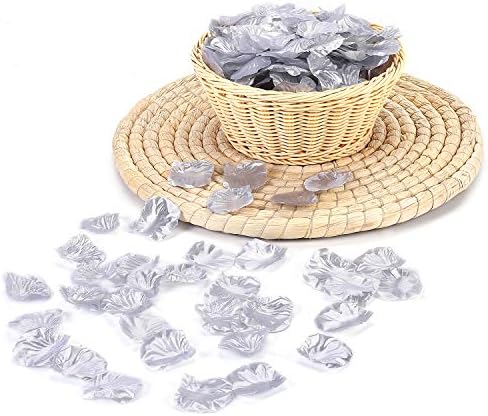 2000 PCS Silver Silk Rose Petals Wedding Decoration