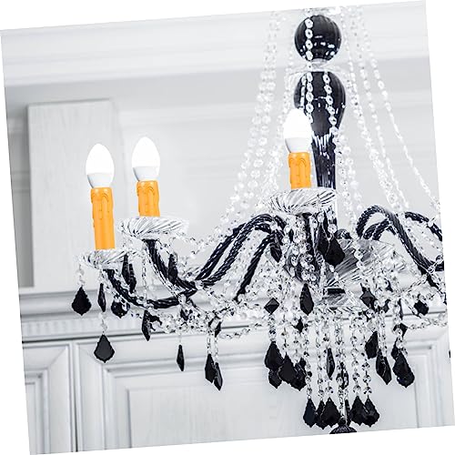 Gadpiparty 20pcs Durable Chandelier Socket Covers Plastic Candle Sleeves Heat Resistant and Lightweight