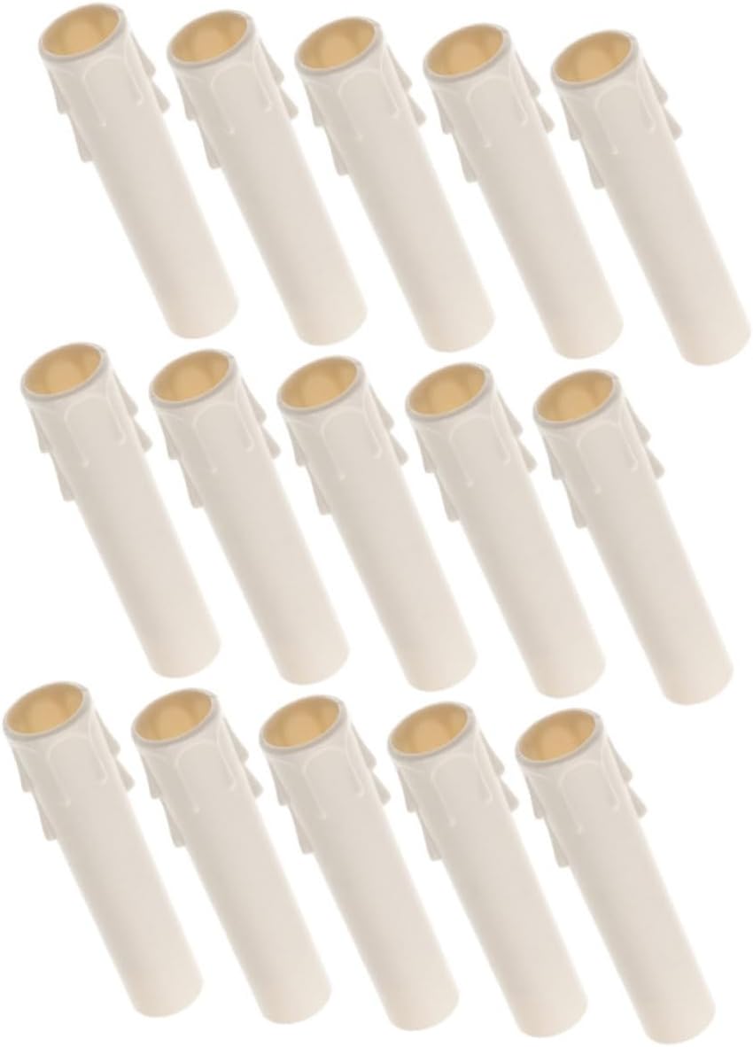Zerodeko 15PCS Candle Drip Sleeves for Chandeliers and Candelabras
