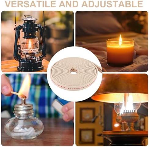 Gosknor Oil Lamp Wicks 984ft Replacement Wicks