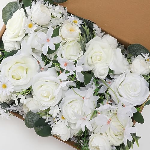 Senseya Wedding Aisle Decorations Set of 8 Chair Back Flowers
