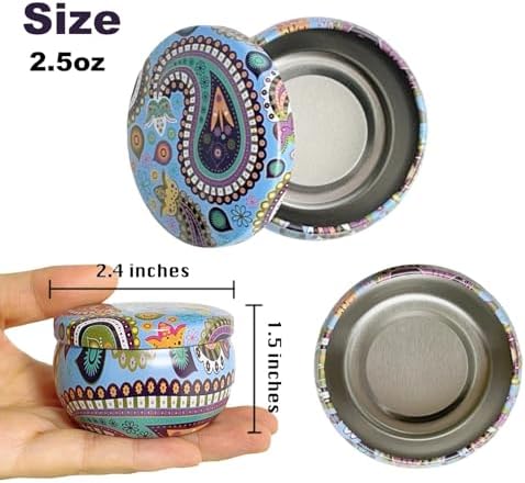 Phinicco 24 Pcs 25oz Candle Tins with Lids
