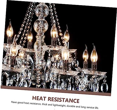 6Pcs Retro Chandelier Candle Sleeves for DIY Lighting