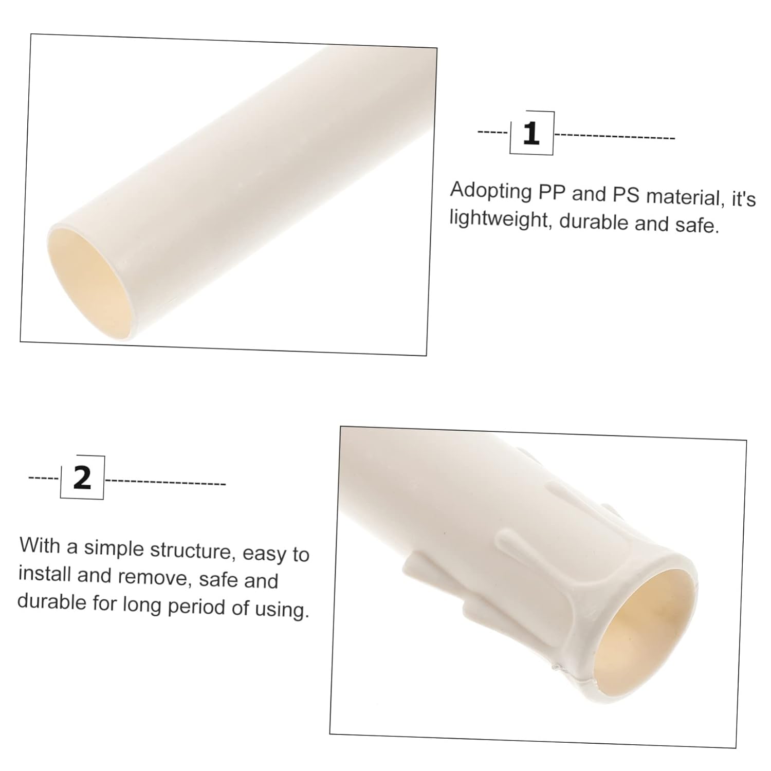 Jojofuny 20pcs Candle Covers for Chandelier Replacement