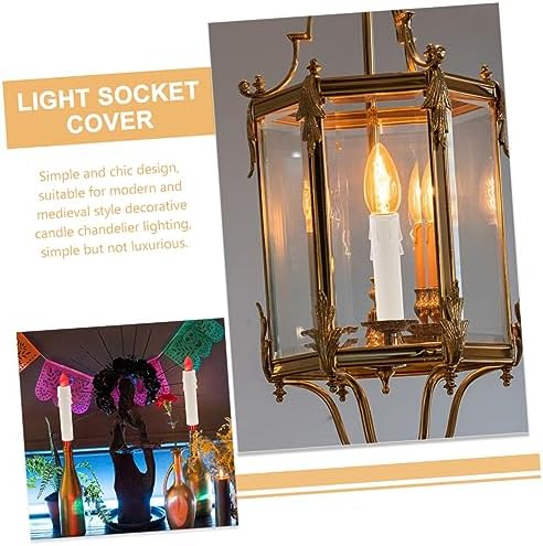 IMIKEYA Candle Covers for Chandeliers 20pcs