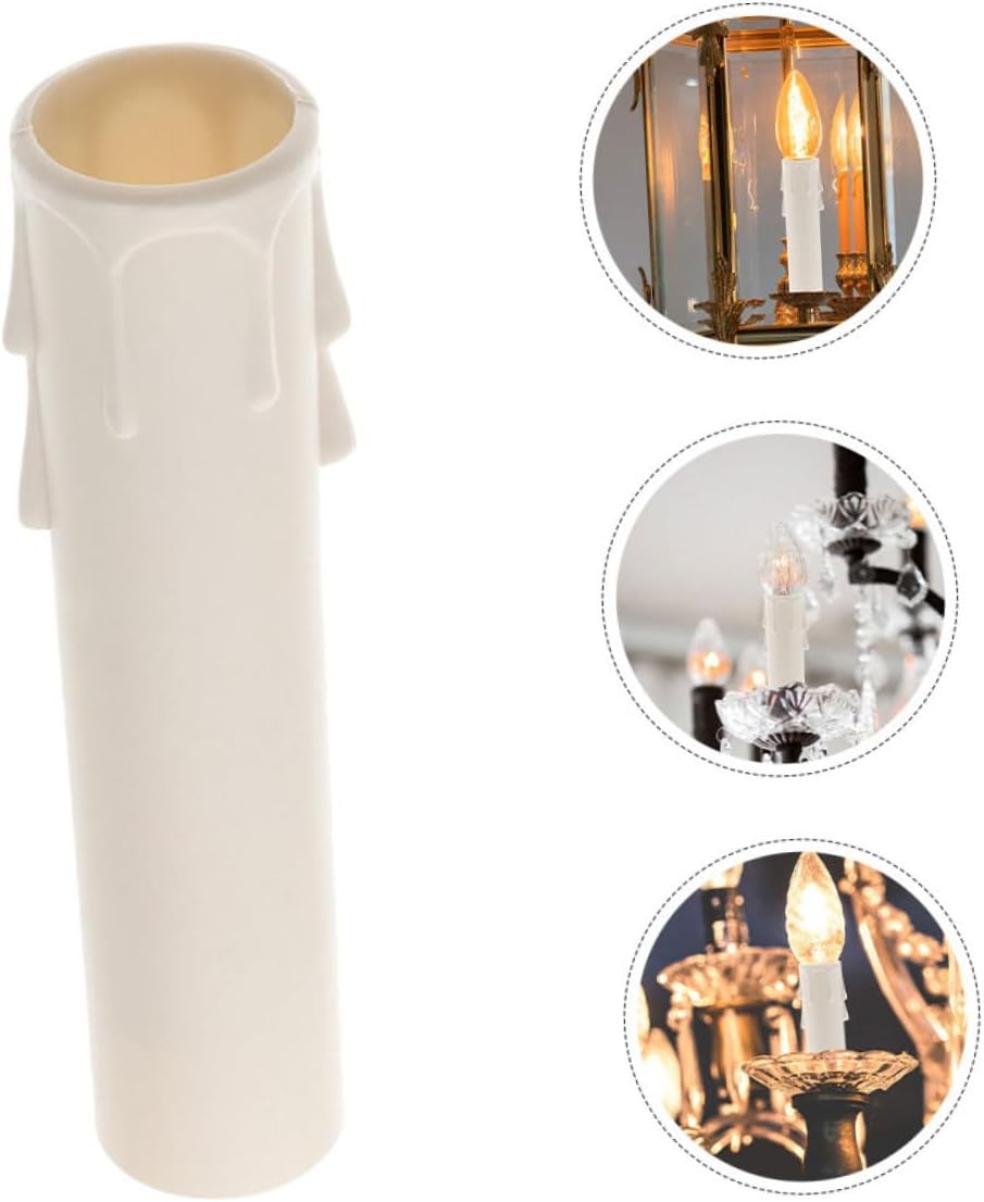 Zerodeko 15PCS Candle Drip Sleeves for Chandeliers and Candelabras