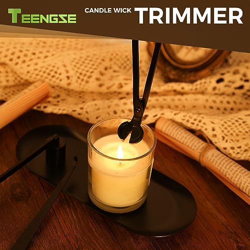 3 in 1 Candle Accessory Set Black