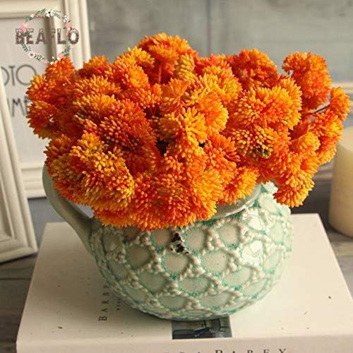 ShineBear 1PC Cream Artificial Flower Mini Succulent Decoration