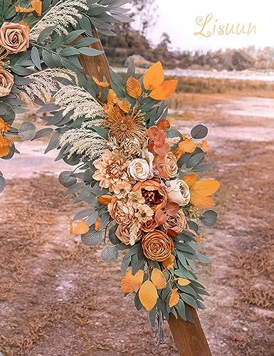 Lisuun Wedding Arch Flowers Pack of 2