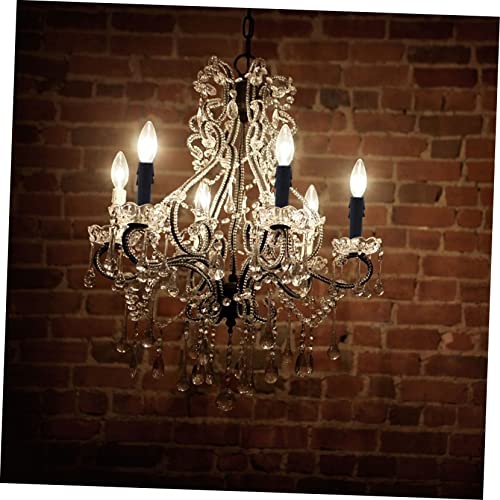 Gadpiparty Teardrop Candle Sleeves 20pcs for E12 Candelabra