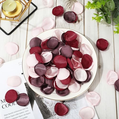 Whaline 400Pcs Artificial Silk Rose Petals Set