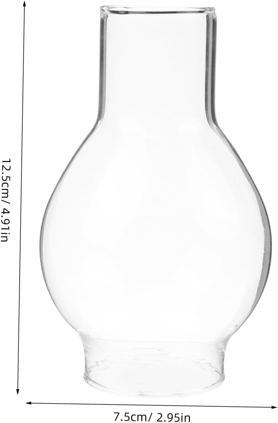 Zerodeko Clear Glass Candle Holder Sleeve for Pillar Candles 1