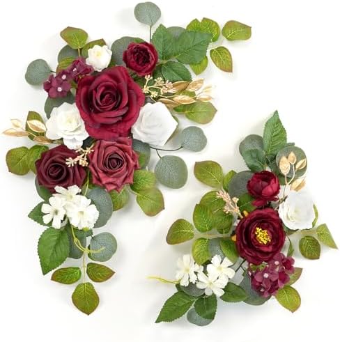 WEIERYUE Pack of 2 Artificial Flowers Decorations