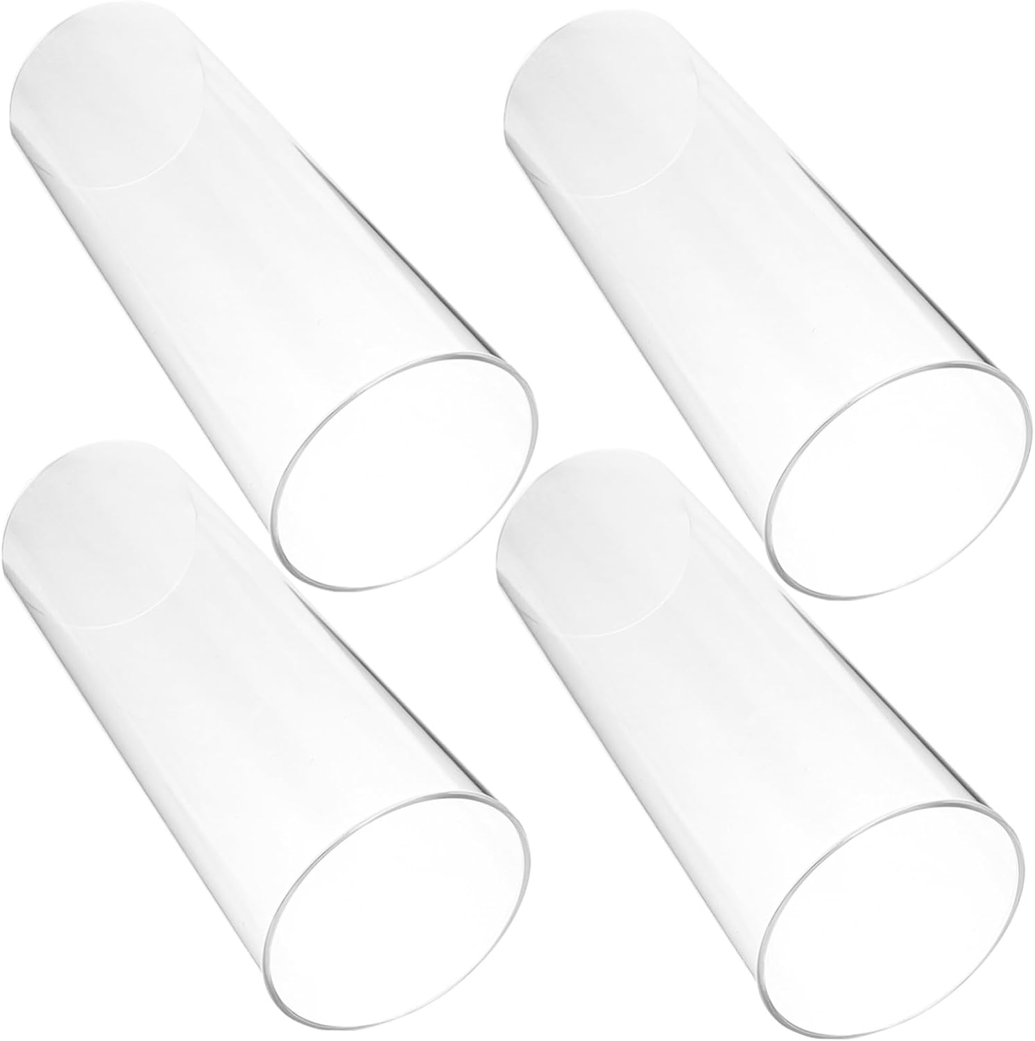 Zerodeko Windproof Candle Covers Glass Shades